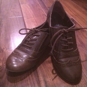 Aldo brown oxfords