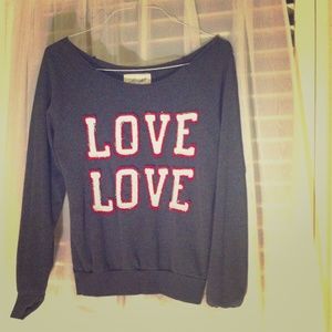 HALF OFF "Love Love" Sweater