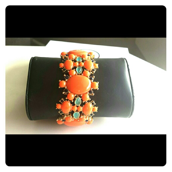 Banana Republic bauble bracelet coral