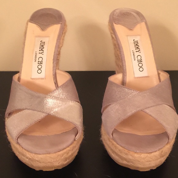 Jimmy Choo silver espadrilles - Picture 4 of 4