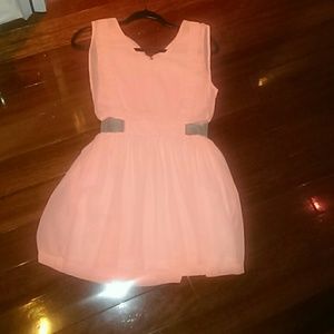 Coral color dress