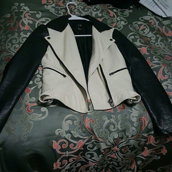 Faux leather jacket