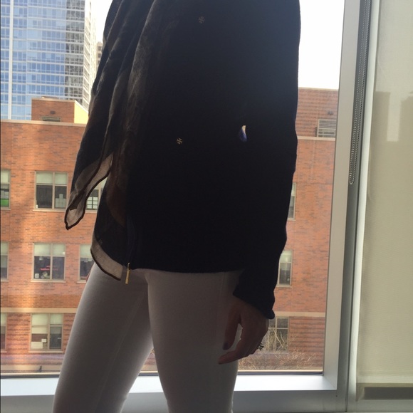 Tory Burch cashmere sweater.