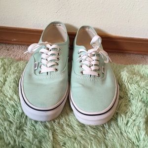 Mint Green Women's Vans