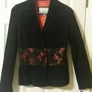Suede black jacket /blazer