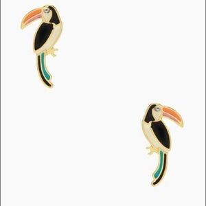 Kate Spade For The Birds Enamel Toucan Earrings