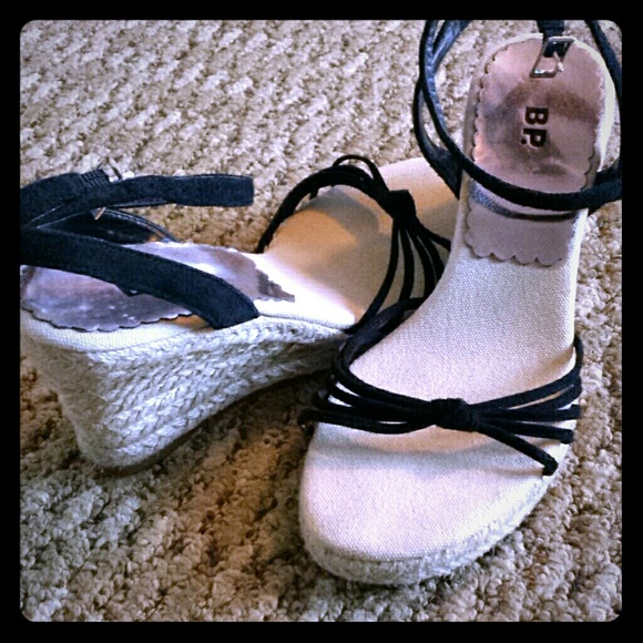 Nordstrom Genuine leather wedge sandals