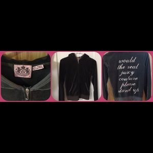 Juicy Couture zip up hoody