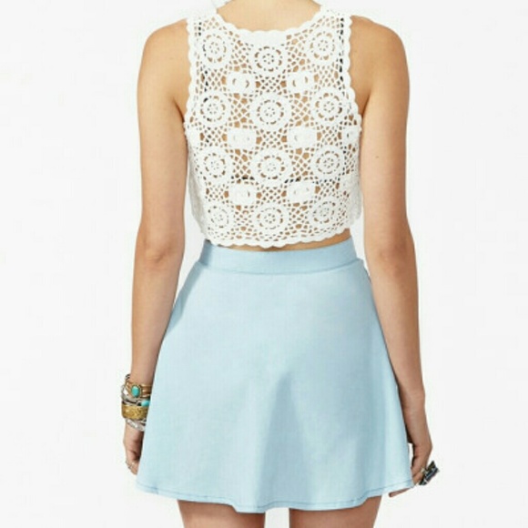 *FINAL MARKDOWN* Blue Nasty GalxMINKPINK Skirt - Picture 2 of 4