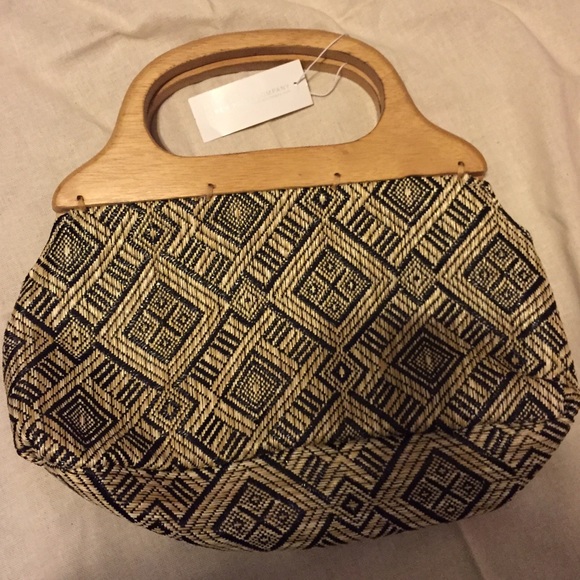 Bamboo Handled Handbag
