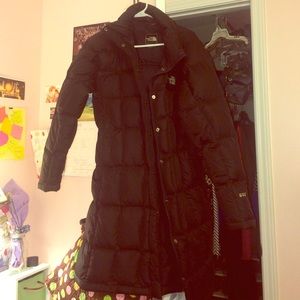 Long North Face Winter Jacket