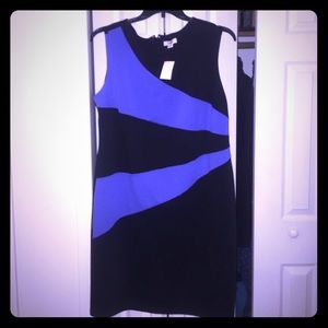 New with tags.Blue and black dress. Size 20