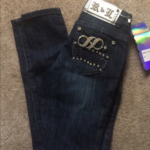 Dark washed jeans