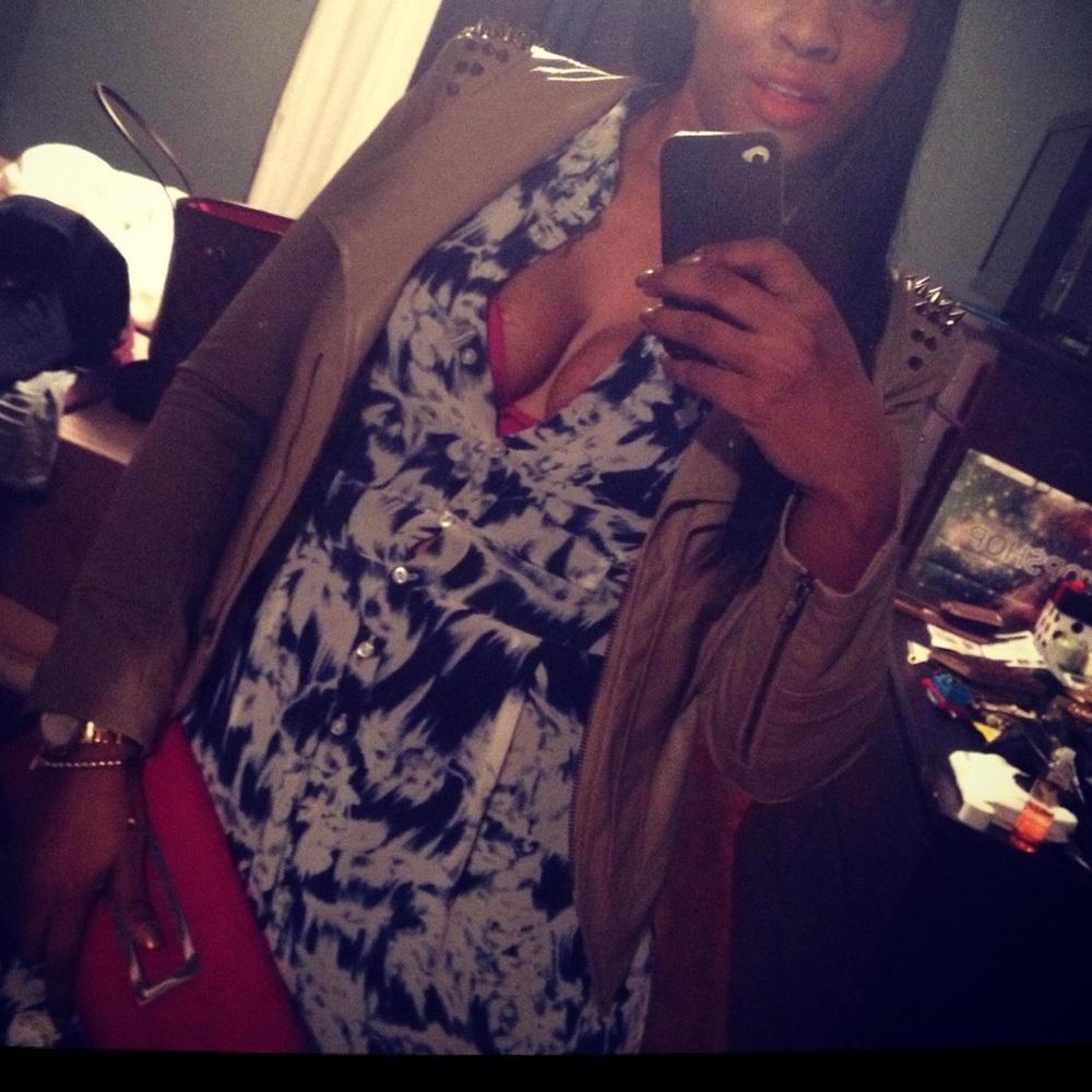 👗Guess Tie Dye Denim Long Sleeve Dress