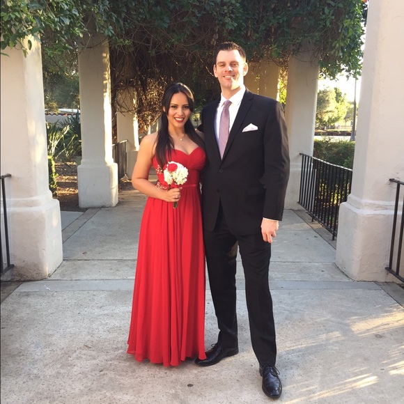 Gorgeous long red dress!!!