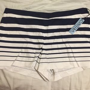 Cynthia Rowley Striped navy and white Shorts