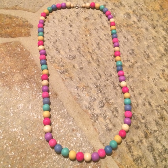 Wooden Vintage Necklace