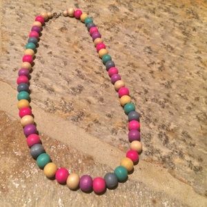 Wooden Vintage Necklace