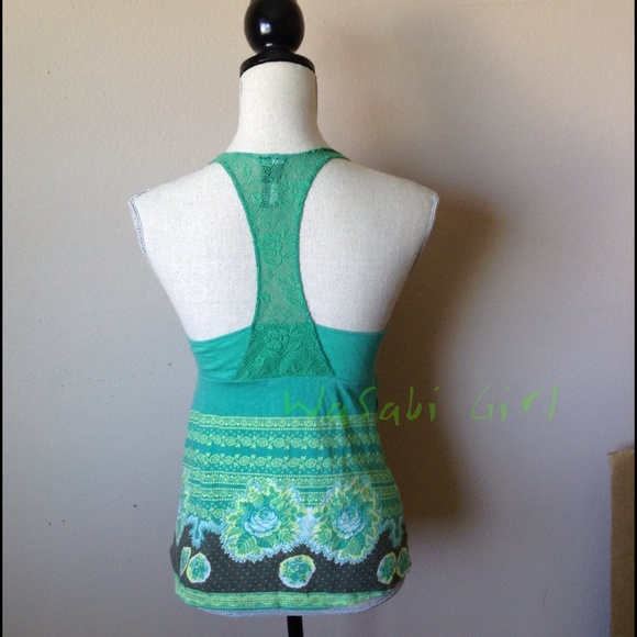 🚫Sold in Bundle🚫 Green Free People Halter Top - Picture 2 of 3