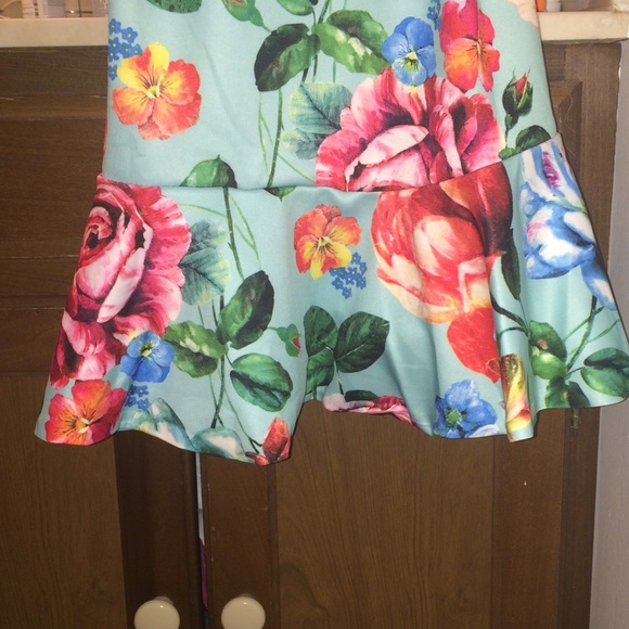 Beautiful fluted hem dress
