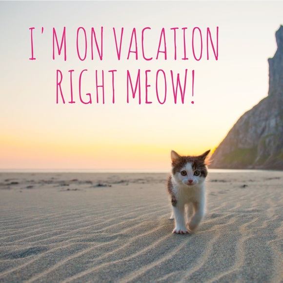 On vacation thru Monday, August 8th!