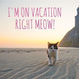 On vacation thru Monday, August 8th!