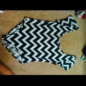 Zig zag bodysuit