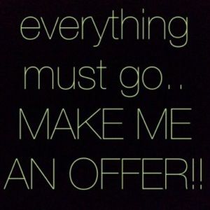 $5 sale! Make me an Offer on other items !!!