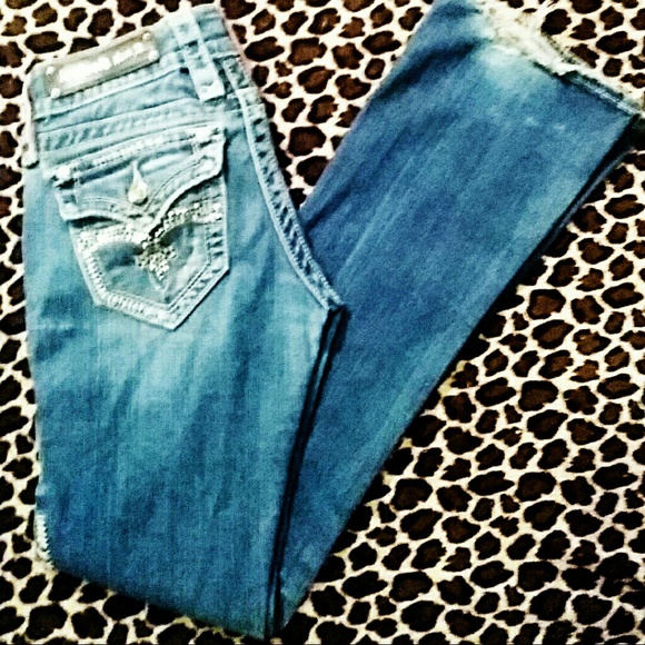 Dark Wash Rock Revival Boot Cut Jeans