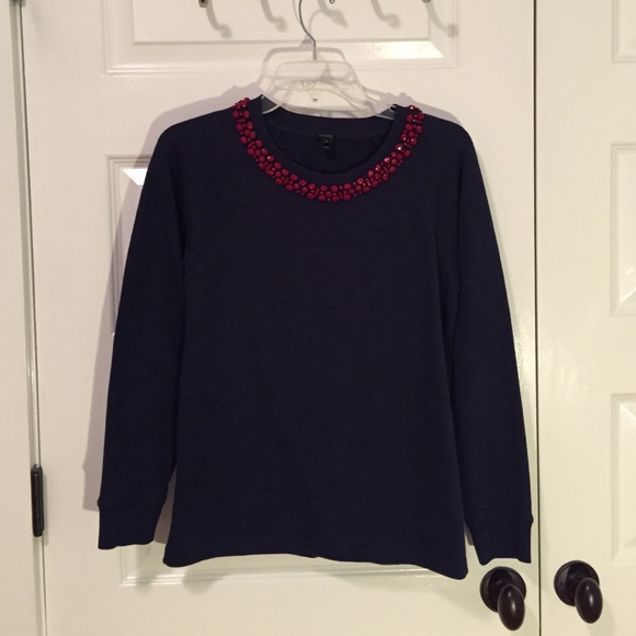 J. Crew necklace sweatshirt size small