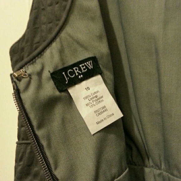 J Crew Gray Quilted Dress - Picture 3 of 4