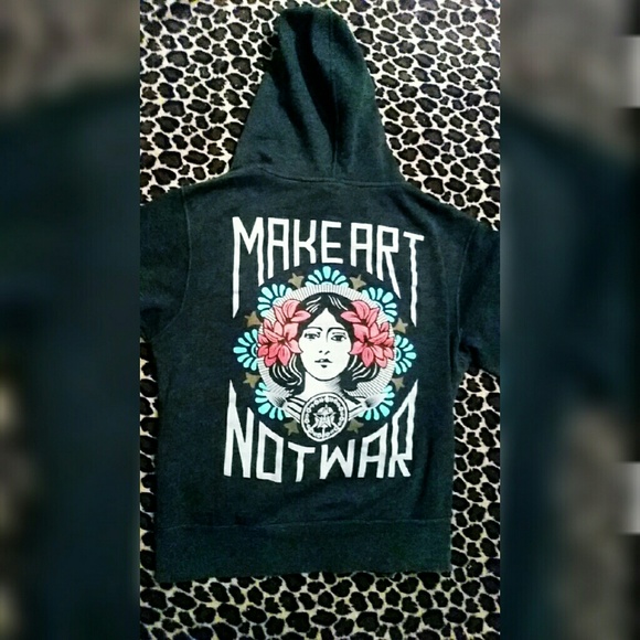 OBEY Zip Up Hoodie