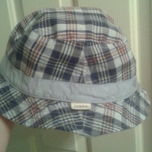 JC CREW REVERSABLE PLAID HAT