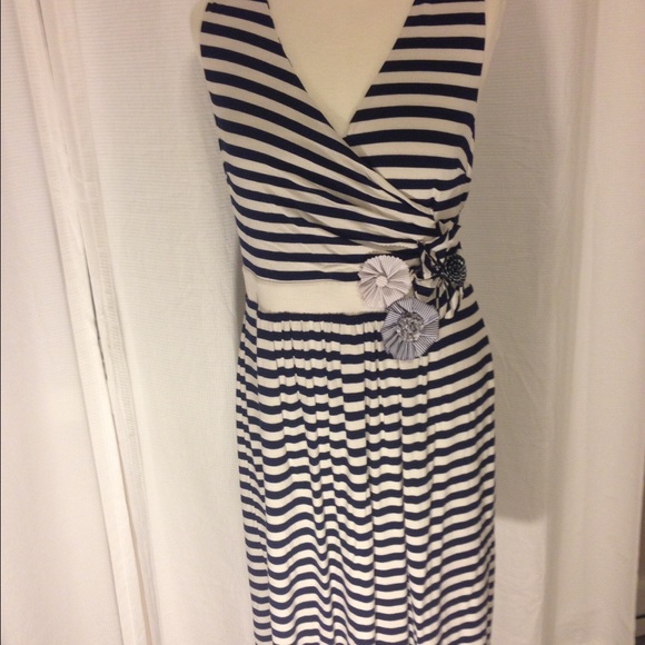 Striped Anthropologie dress