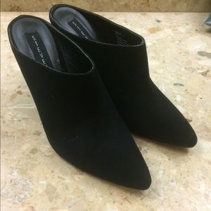 Steve Madden Black Suede Mule Merciie