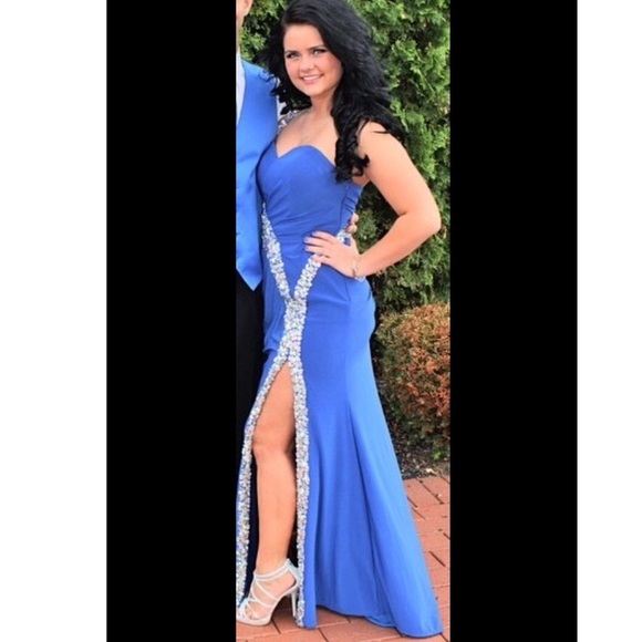 Blue Prom Dress (price negotiable)
