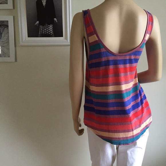 Hurley Colorful Striped Hi Lo Tank - Picture 4 of 4