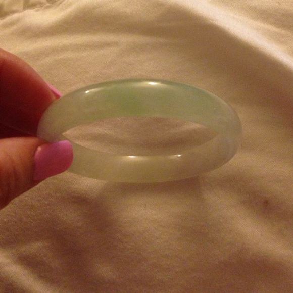Sold❤️Authentic Jade bangle - Picture 2 of 4