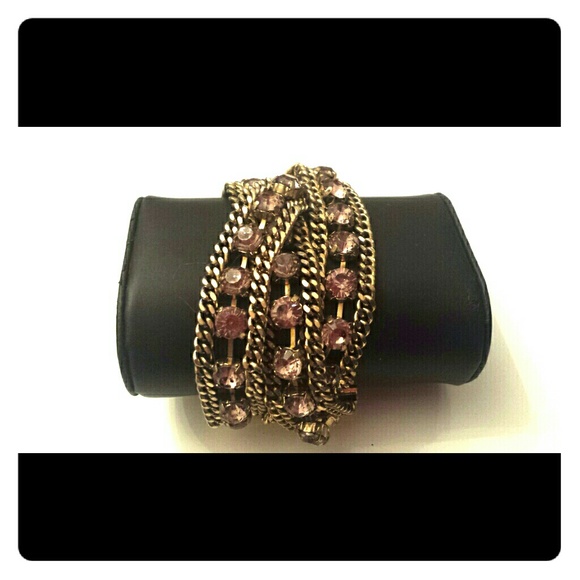 Banana Republic chunky rhinestone bracelet