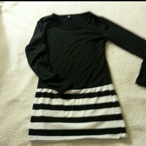 Black and White Dress