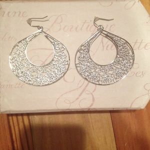 Silver hoops