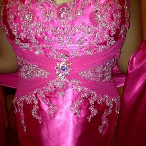 Custom design evening gown
