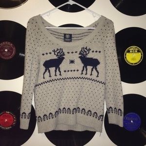 Cute knitted Christmas sweater