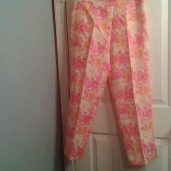 FLORAL PANTS reduced