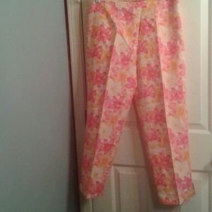 FLORAL PANTS reduced