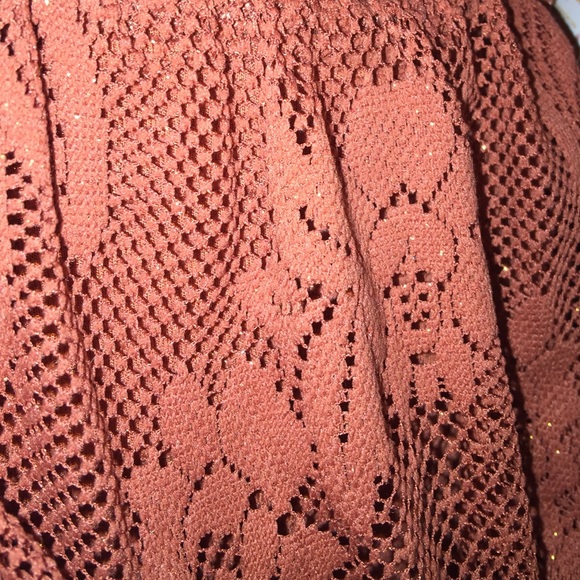 Free People Krystal lace/high low Terracotta Dress - Picture 4 of 4