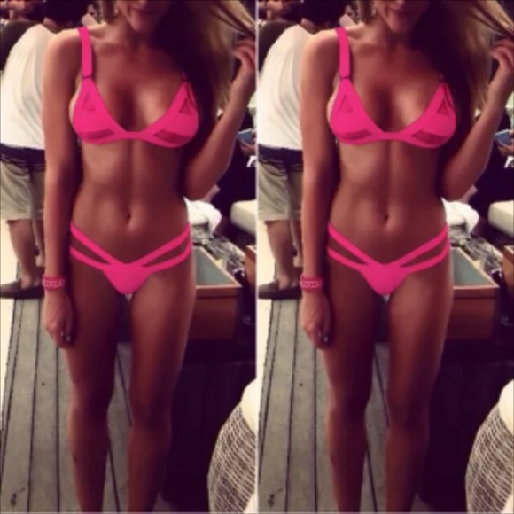 Pink swim suit