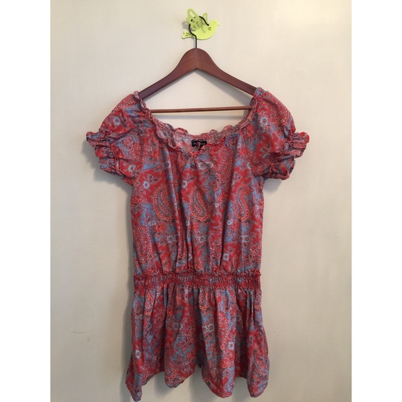 RALPH LAUREN Drop-Waist Linen & Cotton Tunic, NWOT