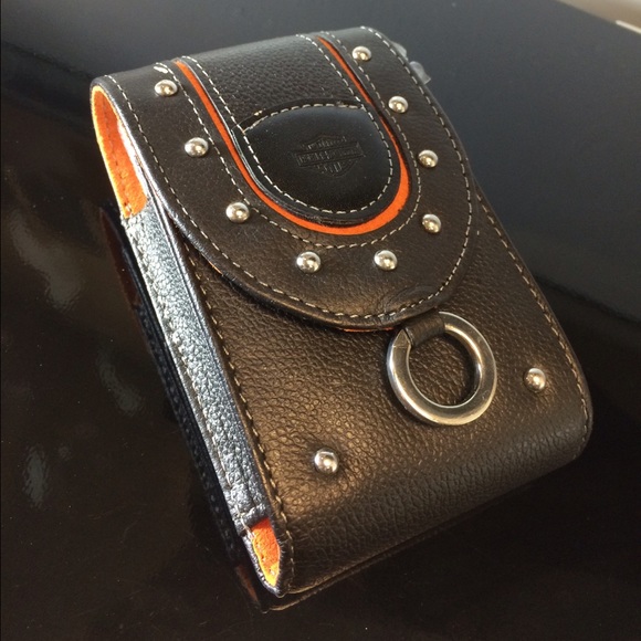 HARLEY DAVIDSON PHONE CAMERA CIGARETTE CASE AUTH