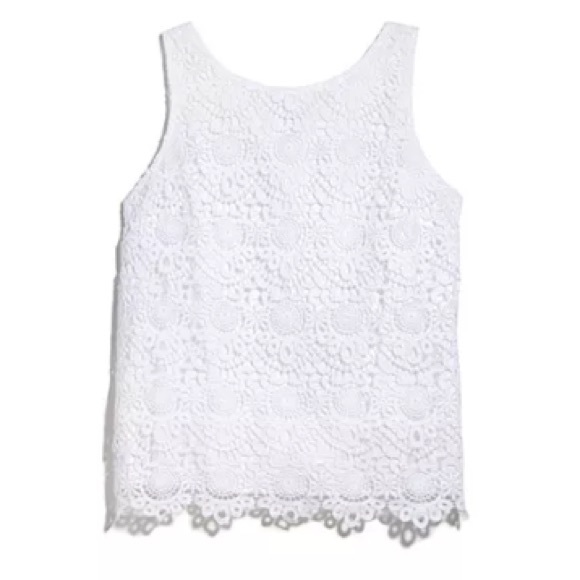 ISO "Lilly For Target" Embroidered White Tank XS S